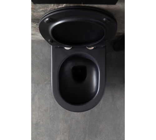 Чаша подвесного унитаза Allen Brau Reality 4.32006.31 черный матовый