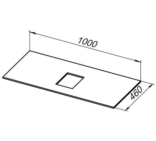 Столешница Allen Brau Infinity 100 1.21012.B бежевый