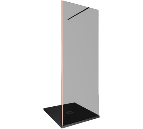 Душевая перегородка Allen Brau Infinity 1 80 3.21006.60.T медь браш