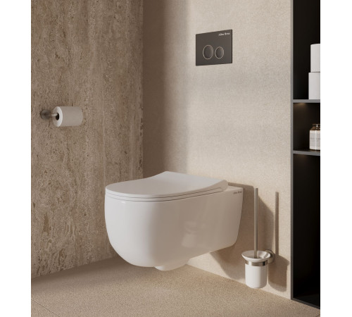 Ершик для унитаза Allen Brau Priority 6.31008-BN белый/никель браш