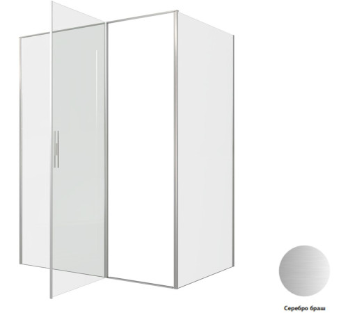 Душевой уголок Allen Brau Priority 160x100 3.31038.BA + 3.31047.BA серебро браш