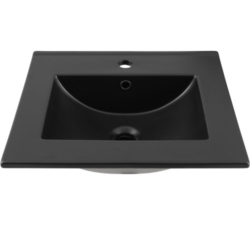 Раковина Aquanet Flat 50 черная матовая