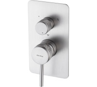 Смеситель для ванны Allen Brau Priority 5.31A11-BN (с внутренней частью, 3 выхода) никель