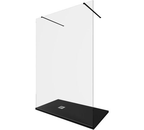 Душевая перегородка Allen Brau Infinity 2 140 3.21051.BBA черный браш