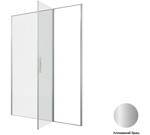 Душевая дверь Allen Brau Priority 160 3.31038.BA серебро браш
