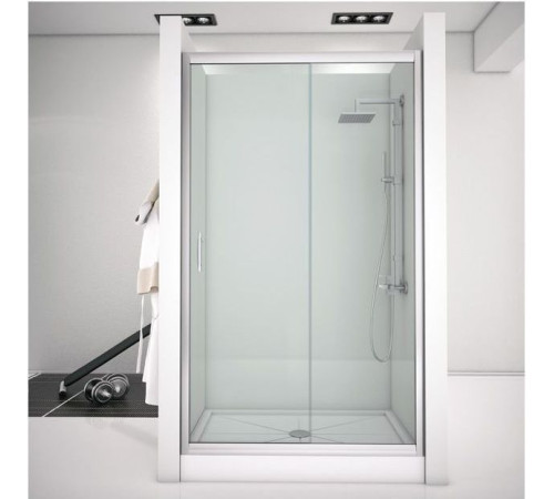 Душевая дверь Aquanet Alfa NAA6121 150, прозрачное стекло