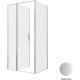 Душевой уголок Allen Brau Priority 100x90 3.31029.BA + 3.31044.BA серебро браш