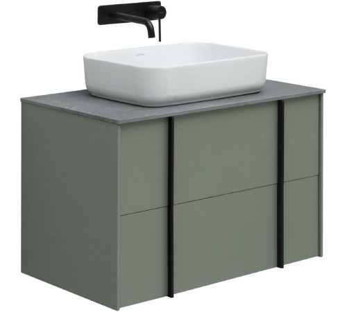 Тумба под раковину Allen Brau Reality 80 1.32005.CGM олива матовый