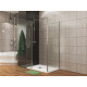 Душевой уголок Allen Brau Priority 90x90 3.31001.00 + 3.31016.00 хром