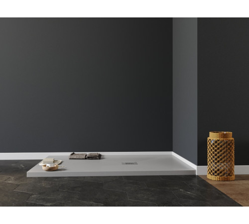 Душевой поддон Aquanet Pleasure 140х80 серый