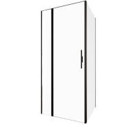 Душевой уголок Allen Brau Priority 90x80 3.31003.BBA + 3.31015.BBA черный браш