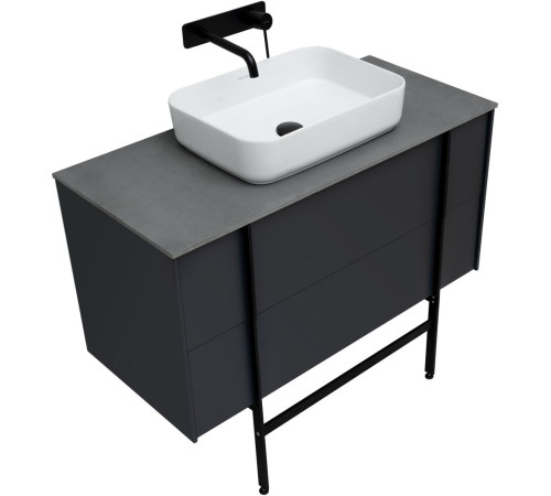 Тумба под раковину Allen Brau Reality 100 1.32007.AM антрацит матовый
