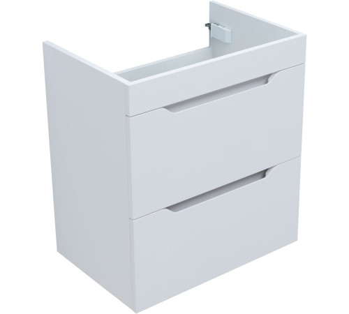 Тумба под раковину Aquanet Практика 60 белый глянец