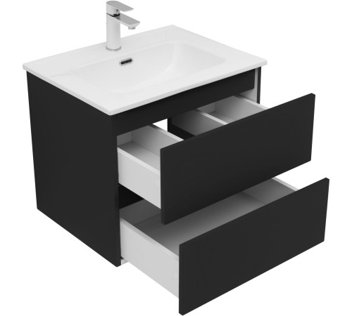 Тумба под раковину Aquanet Вега 2.0 60 черный
