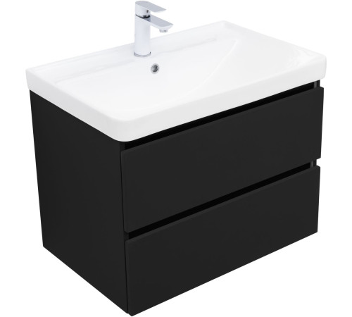Тумба под раковину Aquanet Вега 2.0 70 черный