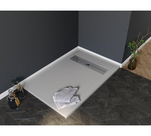 Душевой поддон Aquanet Delight 160х80 серый