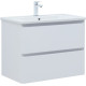 Тумба под раковину Aquanet Эмбер 80 белый матовый