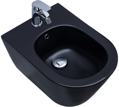 Биде подвесное Aquanet Lake LAKE-B2B черный матовый