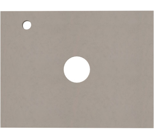 Столешница Aquanet Flat 60 бежевый, с отв. слева