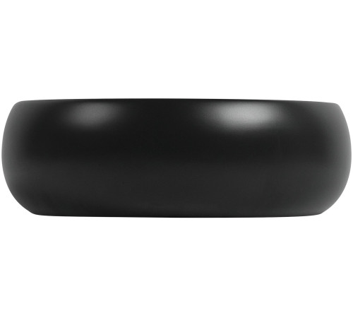 Раковина накладная Aquanet Round-1-MB 36 черный матовый