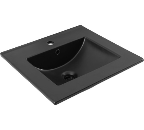 Раковина Aquanet Flat 50 черная матовая