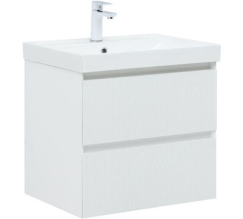 Тумба под раковину Aquanet Альтера 60 белый матовый