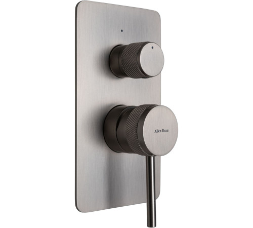 Смеситель для душа Allen Brau Priority X2 5.31011-BN (с внутренней частью, 2 выхода) никель браш
