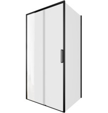 Душевой уголок Aquanet Pleasure Evo 100x90 AE65-100x90-BT профиль черный, прозрачное стекло