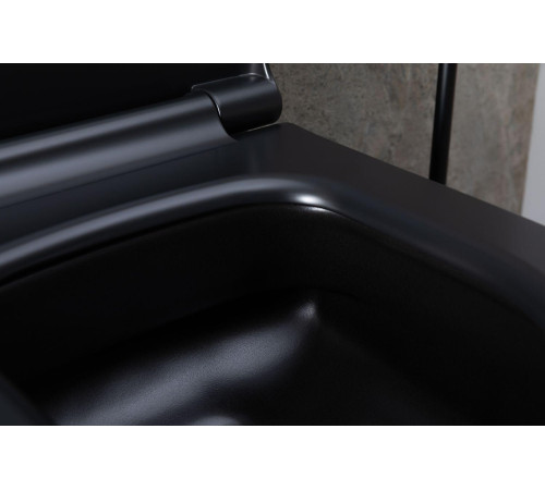 Чаша подвесного унитаза Allen Brau Priority 4.31002.31 черный матовый