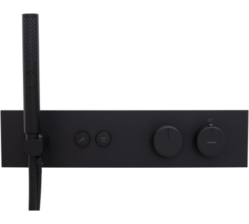 Смеситель для ванны Allen Brau Liberty 5.33010-31 (с внутренней частью, 2 хода) черный матовый