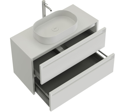 Тумба под раковину Allen Brau Fantasy 100 1.11003.WM 2.0 белый матовый