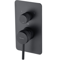 Смеситель для ванны Allen Brau Priority 5.31A11-31 (с внутренней частью, 3 выхода) черный матовый