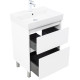 Тумба под раковину Aquanet Nova Lite 2.0 60 напольная, белый глянец