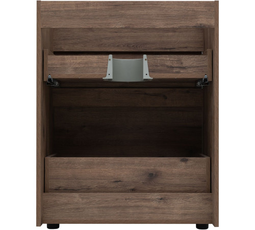 Тумба под раковину Aquanet Токио 68 дуб веллингтон (напольная 2 ящика)