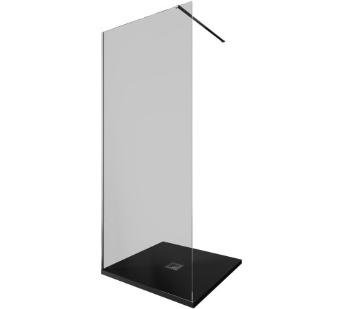 Душевая перегородка Allen Brau Infinity 1 90 3.21008.BA.T серебро браш