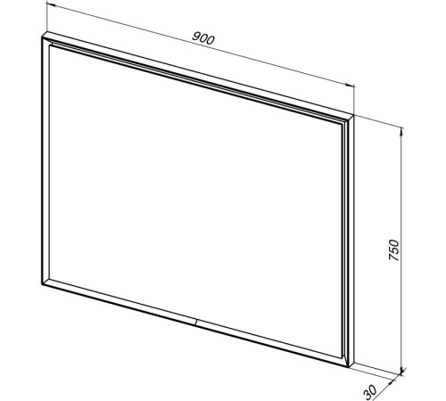 Зеркало Allen Brau Activity 90 1.340028.PWM папирус матовый/олива браш