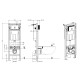 Инсталляция для унитаза Allen Brau Pneumatic Slim 9.11102.20