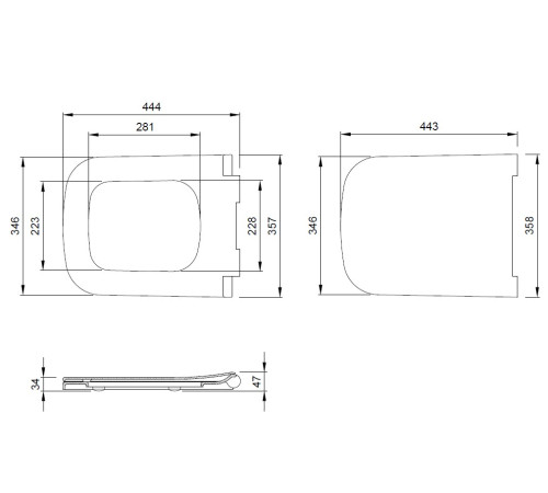Крышка-сиденье для унитаза Allen Brau Infinity 4.21013.20 белый глянец