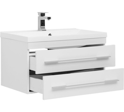 Тумба с раковиной Aquanet Нота 75 белый
