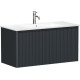 Тумба под раковину Allen Brau Gravity 100 1.370018.AM антрацит матовый