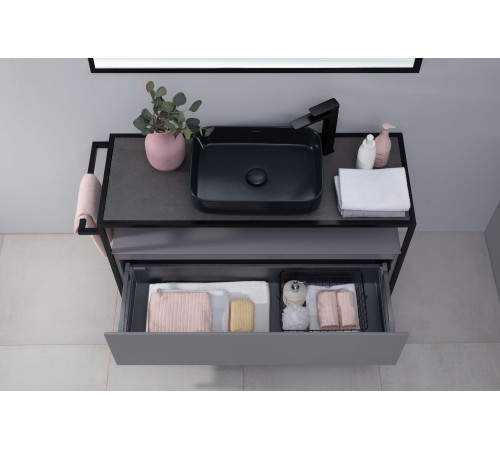 Раковина накладная Allen Brau Fantasy 50 4.11021.31 черный матовый