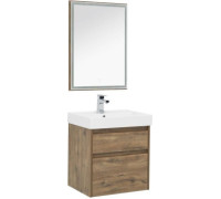 Мебель для ванной Aquanet Nova Lite 60 дуб рустикальный (2 ящика)