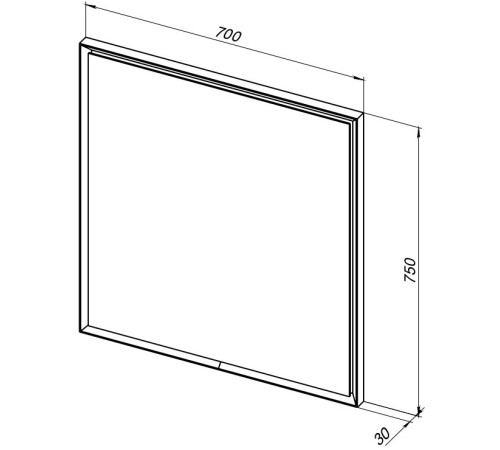 Зеркало Allen Brau Activity 70 1.340026.WM белый матовый