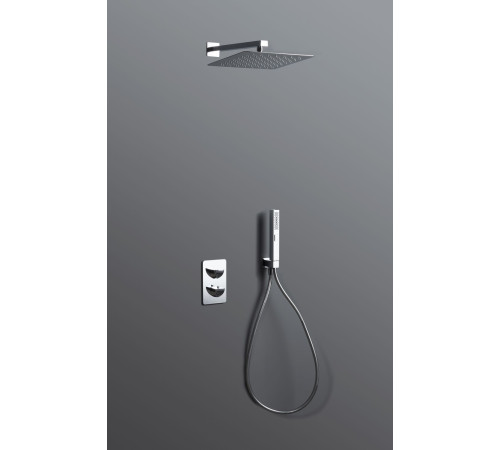 Душевой комплект Allen Brau Infinity 5.21016-00 (с внутренней частью, 2 выхода) хром