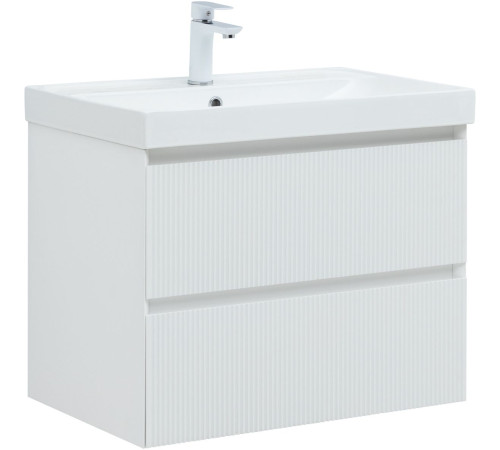 Тумба под раковину Aquanet Альтера 70 белый матовый