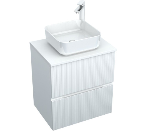 Тумба под раковину Aquanet Джейн 60 белый матовый