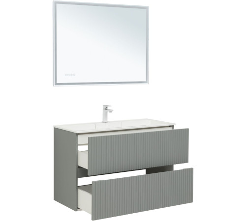 Тумба под раковину Aquanet Джейн 100 мисти грин