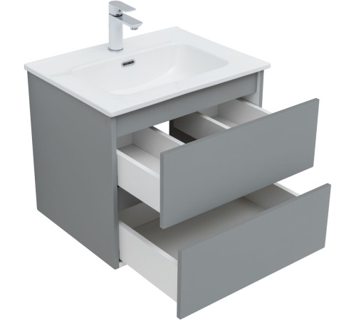 Тумба под раковину Aquanet Вега 2.0 60 мисти грин