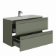 Тумба под раковину Allen Brau Eclipse 80 1.E1002.CGM 2.0 олива матовый