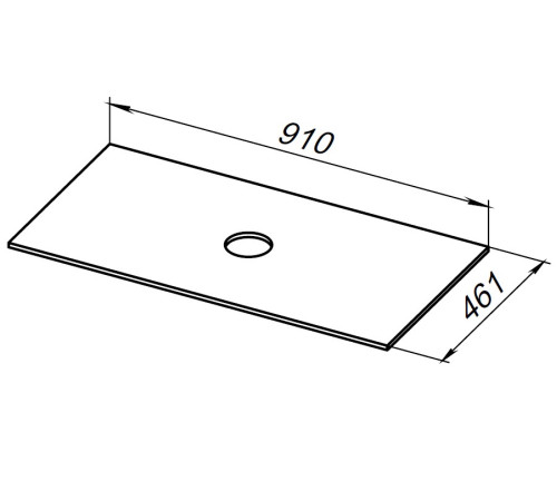 Столешница Allen Brau Reality 90 1.32024.G графит